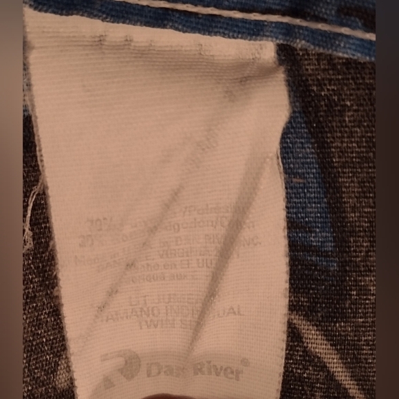 Vintage Batman & Robin Bed Sheet Twin Size Flat Sheet (66.5 x 90") 1999 - Picture 4 of 5